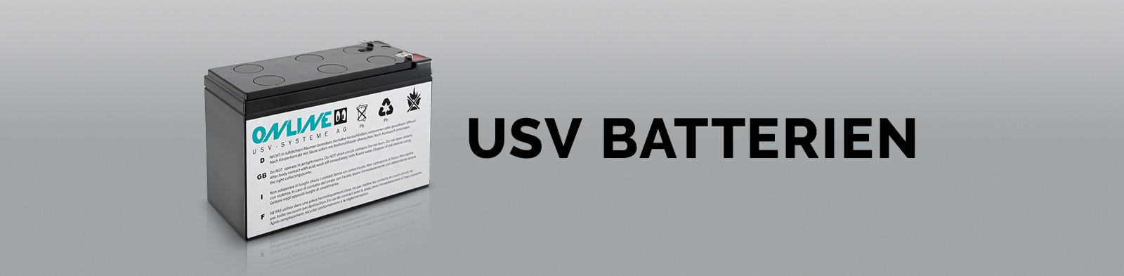 USV Batterien und Ersatzbatterien für Ihre USV-Anlage