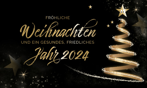 ONLINE USV-Systeme AG wünscht Ihnen fröhliche Weihnachten und alles Gute für 2024!