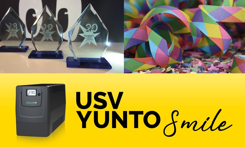 funkschau Leser wählen USV YUNTO Smile 800 zu einem Top ITK-Produkt 2020