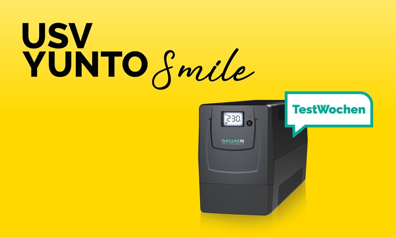 ONLINE USV-Systeme startet Testwochen für USV YUNTO Smile