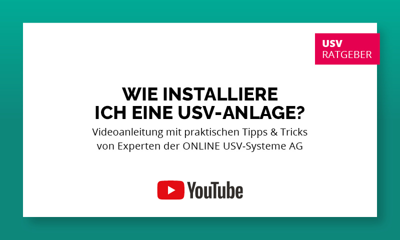 USV Video: Wie installiere ich eine USV-Anlage richtig?